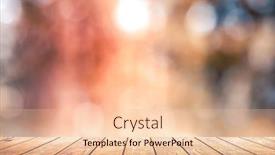  Presentation with woods - Amazing PPT theme having beautiful-sunlight-in-the-woods backdrop and a lemonade colored foreground