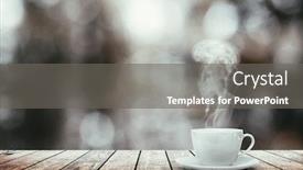  Presentation with woods - Colorful presentation theme enhanced with beautiful-sunlight-in-the-woods backdrop and a gray colored foreground