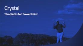  Presentation with duo - Slide deck with beautiful sunny day duo background and a  colored foreground