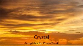  Presentation with boracay beach - Presentation with beautiful sunset at boracay beach philippines background and a gold colored foreground