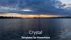  Presentation with lac - Slide set enhanced with sunset at the lake bordeaux background and a wine colored foreground