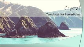  Presentation with sunset beach - Presentation consisting of beautiful-sunset-at-the-ocean background and a white colored foreground