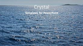  Presentation with croatia - Slide set with beautiful sunset in croatia summer holiday background and a light blue colored foreground