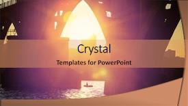  Presentation with beautiful midnight sun over - Beautiful slide deck featuring beautiful sunset in dnepropetrovsk city backdrop and a  colored foreground