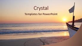  Presentation with goa - Audience pleasing PPT theme consisting of beautiful sunset in indian goa backdrop and a lemonade colored foreground