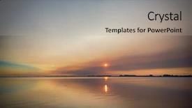  Presentation with southwestern - Cool new presentation with beautiful sunset on lake erie backdrop and a light gray colored foreground