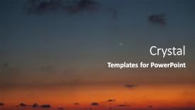  Presentation with beautiful nature - Presentation design consisting of beautiful-sunset-sky-background-dramatic background and a dark gray colored foreground