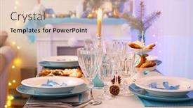  Presentation with hanukkah - Beautiful PPT layouts featuring beautiful table setting for hanukkah in living room backdrop and a lemonade colored foreground