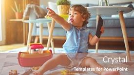  Presentation with carpet - Amazing presentation having beautiful-toddler-child-girl-sitting backdrop and a coral colored foreground