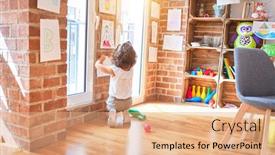  Presentation with princess - Presentation enhanced with beautiful-toddler-wearing-glasses background and a coral colored foreground