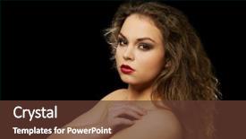  Presentation with long hair - PPT layouts enhanced with beautiful topless woman with long background and a  colored foreground