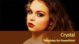  Presentation with long hair - Audience pleasing slide deck consisting of beautiful topless woman with long backdrop and a tawny brown colored foreground