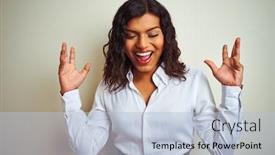  Presentation with transgender - Amazing presentation design having beautiful-transsexual-transgender-elegant-businesswoman backdrop and a light blue colored foreground