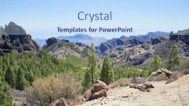  Presentation with trees - Audience pleasing PPT layouts consisting of beautiful-trees-landscape-in-canarias backdrop and a sky blue colored foreground