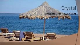  Presentation with egypt - Cool new slides with beautiful-tropical-beach-red-sea backdrop and a light blue colored foreground