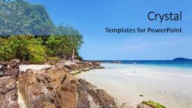  Presentation with clean water - Cool new presentation design with arab businessman working in the office doing paperwork with a pi backdrop and a light gray colored foreground