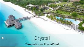  Presentation with zanzibar - Presentation theme enhanced with beautiful-tropical-island-of-zanzibar background and a arctic colored foreground