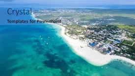  Presentation with zanzibar - Slide set having beautiful-tropical-island-of-zanzibar background and a light blue colored foreground