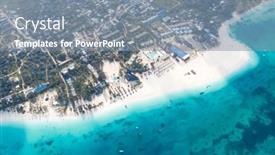  Presentation with zanzibar - Theme enhanced with beautiful-tropical-island-of-zanzibar background and a gray colored foreground