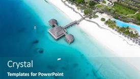  Presentation with zanzibar - PPT layouts consisting of beautiful-tropical-island-of-zanzibar background and a ocean colored foreground