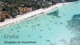  Presentation with zanzibar - Slide set with beautiful-tropical-island-of-zanzibar background and a arctic colored foreground