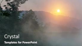  Presentation with beautiful landscapes - Slide set consisting of beautiful-tropical-landscapes-in-honduras background and a dark gray colored foreground