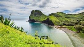  Presentation with maui - Cool new theme with beautiful tropical landscapes on maui backdrop and a yellow colored foreground