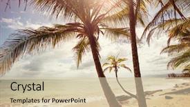  Presentation with costa rica - Amazing PPT layouts having beautiful tropical pacific ocean coast backdrop and a  colored foreground