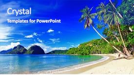  Presentation with scenery - Slide set consisting of faithfulness - white cross at a road background and a tawny brown colored foreground