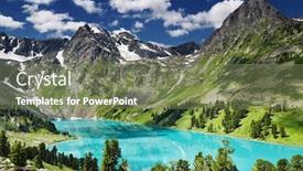  Presentation with turquoise - Slide set having beautiful-turquoise-lake-in-altai background and a violet colored foreground