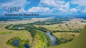  Presentation with beautiful nature - Slides consisting of beautiful-ukrainian-nature-background-drone background and a light blue colored foreground