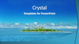  Presentation with philippines - Slides consisting of beautiful uninhabited island at philippines background and a teal colored foreground