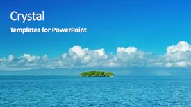  Presentation with philippines - Amazing PPT layouts having beautiful uninhabited island at philippines backdrop and a  colored foreground