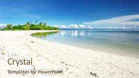  Presentation with philippines - Slides consisting of beautiful uninhabited island at philippines background and a cream colored foreground