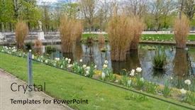 Presentation with luxembourg - Beautiful slides featuring capital park lawn green - beautiful view of the luxembourg backdrop and a tawny brown colored foreground