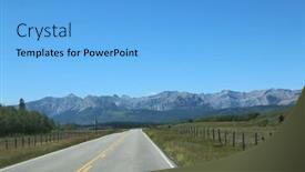  Presentation with rocky mountains - 