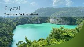  Presentation with singapore national day - Slides having beautiful-view-on-ang-thong background and a light blue colored foreground