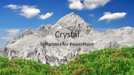  Presentation with europe - Colorful presentation theme enhanced with beautiful-views-of-mount-triglav backdrop and a light gray colored foreground