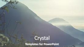  Presentation with beautiful landscapes - Slides consisting of beautiful volcanoes landscapes in guatemala background and a gray colored foreground