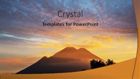  Presentation with guatemala - Audience pleasing slide set consisting of beautiful-volcanoes-landscapes-in-guatemala backdrop and a teal colored foreground