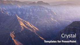  Presentation with volcanoes - PPT theme enhanced with beautiful-volcanoes-mountains-in-mexico and a  colored foreground