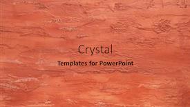  Presentation with clay - Presentation theme consisting of beautiful-wall-clay-color-background background and a red colored foreground