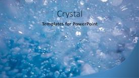  Presentation with water wave - Audience pleasing slide deck consisting of beautiful-water-waves-splashed-water backdrop and a light blue colored foreground