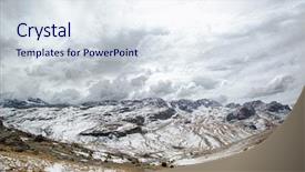  Presentation with park - Theme having beautiful wild landscape ideal background and a sky blue colored foreground