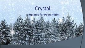  Presentation with snow - Audience pleasing presentation consisting of beautiful-winter-landscape-with-snow backdrop and a sky blue colored foreground