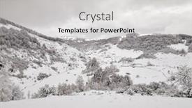  Presentation with romania - Cool new presentation theme with beautiful-winter-mountain-landscape-fundatura backdrop and a light gray colored foreground