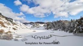  Presentation with romania - PPT layouts enhanced with beautiful-winter-mountain-landscape-fundatura background and a  colored foreground