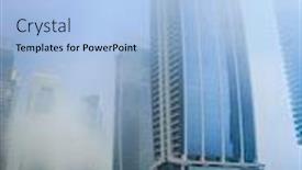  Presentation with winter weather - PPT theme having beautiful-winter-weather-in-dubai background and a light blue colored foreground