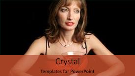  Presentation with drowning - Presentation theme consisting of beautiful woman alone in a bar drowning her sorrows in a cosmopolitan black background background and a red colored foreground