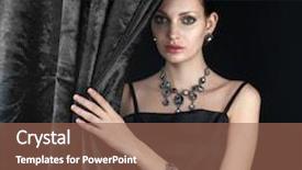  Presentation with behind curtain - Cool new PPT theme with beautiful woman behind the curtain on dark background backdrop and a violet colored foreground